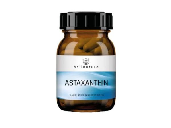 Astaxanthin Kapseln von Heilnatura mit natürlichem Astaxanthin aus der Mikroalge Haematococcus pluvialis