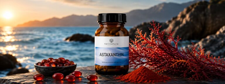 Astaxanthin Kapseln mit natürlichem Astaxanthin aus der Mikroalge Haematococcus pluvialis